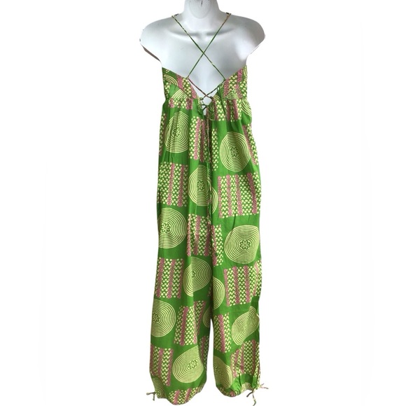 Urban Outfitters Mabel Strappy Back Jumpsuit Relaxed Sweetheart Neckline… - Picture 4 of 10